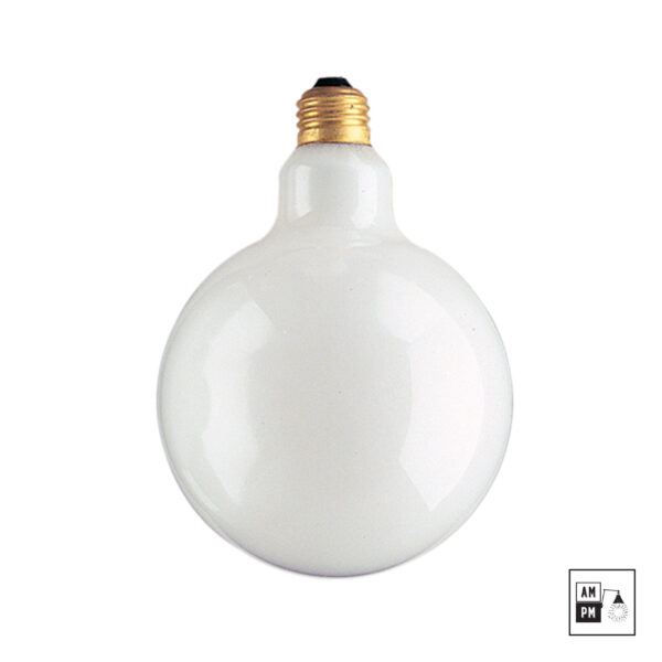 Ampoule-Incandescente-globe-G40-blanche-laiteuse