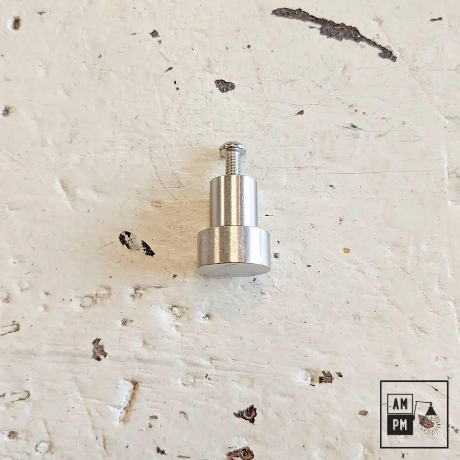 Mid-century-minimalist-kitchen-cabinet-small-knob-Satin-Nickel
