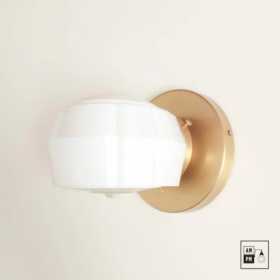 Mid-century-ceiling-lamp-wall-sconce-Rotary-A8K086-Brushed-Brass