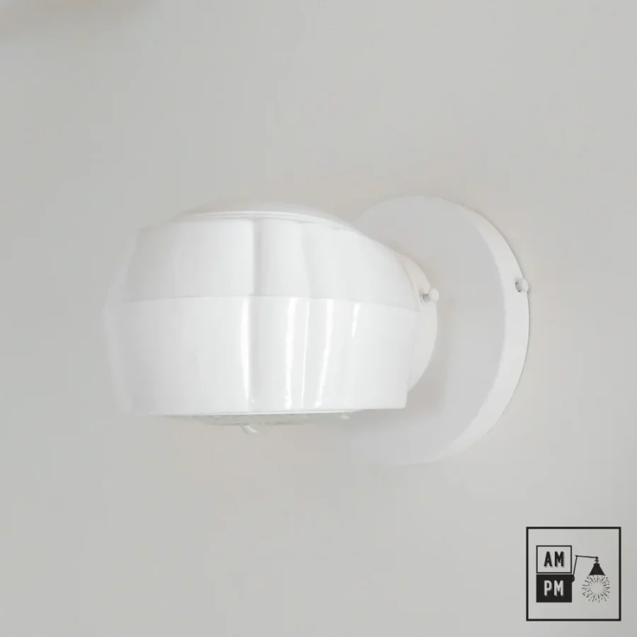 Mid-century-ceiling-lamp-wall-sconce-Rotary-A8K086-Matte-White