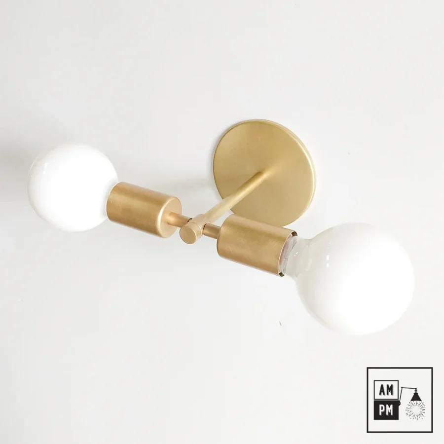 Mid-century-collection-wall-ceiling-luminaire-Duo-A5D067-Brushed-Brass-2