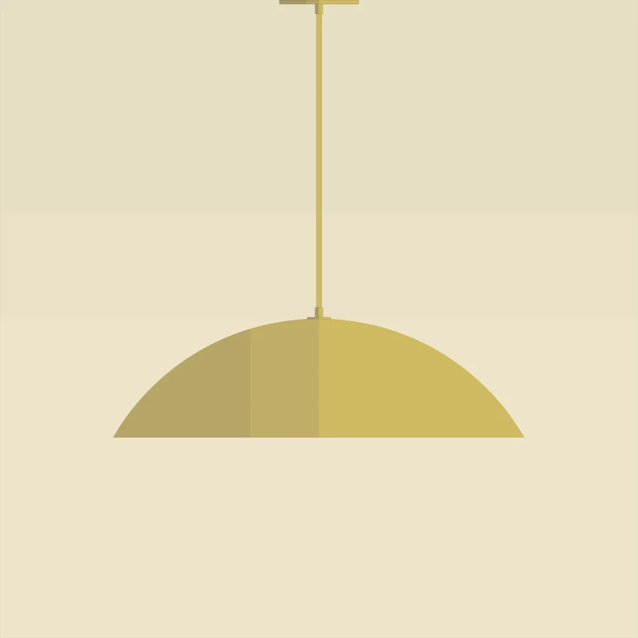 Mid-century-collection-pendant-Demidome-26-A7S074-Brass