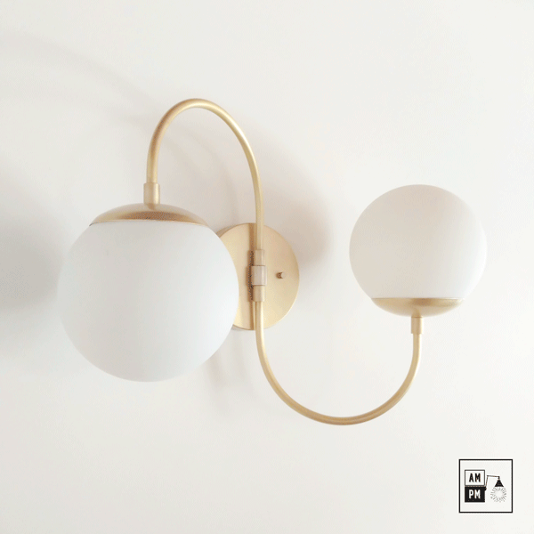 Mid-century-collection-wall-luminaire-Sussudio-A8K087-Brushed-Brass
