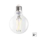 Smart-LED-G25-globe-lightbulb-clear-5W