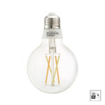 Smart-LED-G25-globe-lightbulb-clear-8W