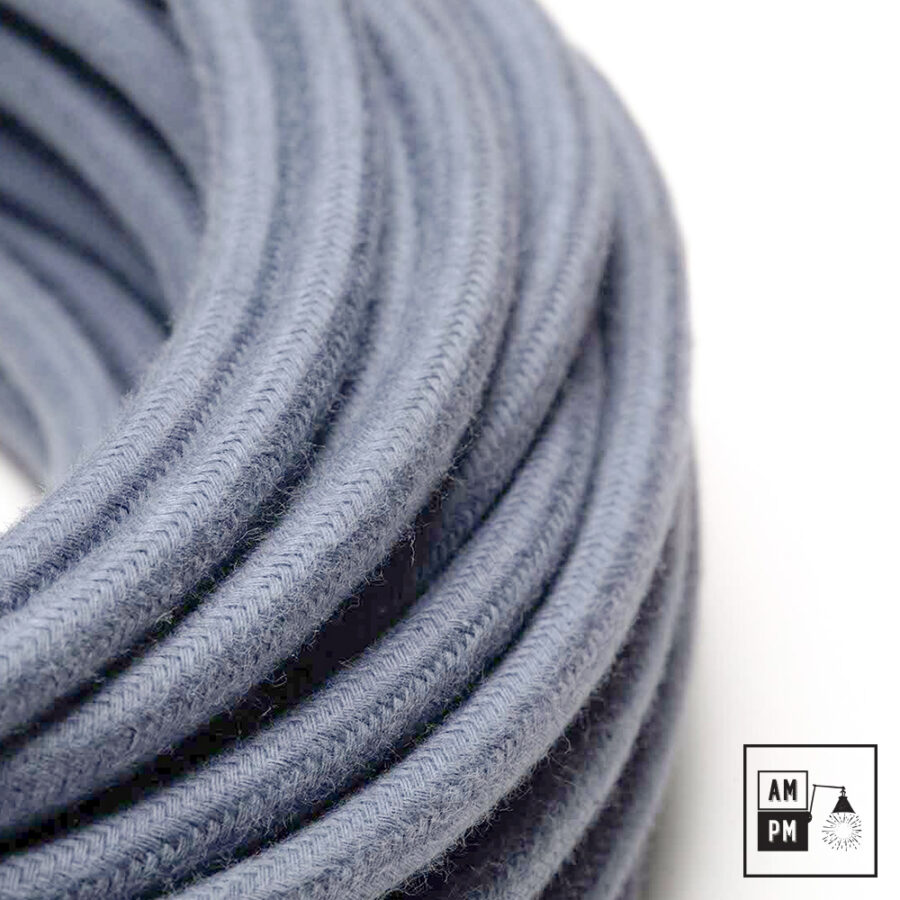 coton-cloth-covered-electrical-wire-PMS5405-denim-1