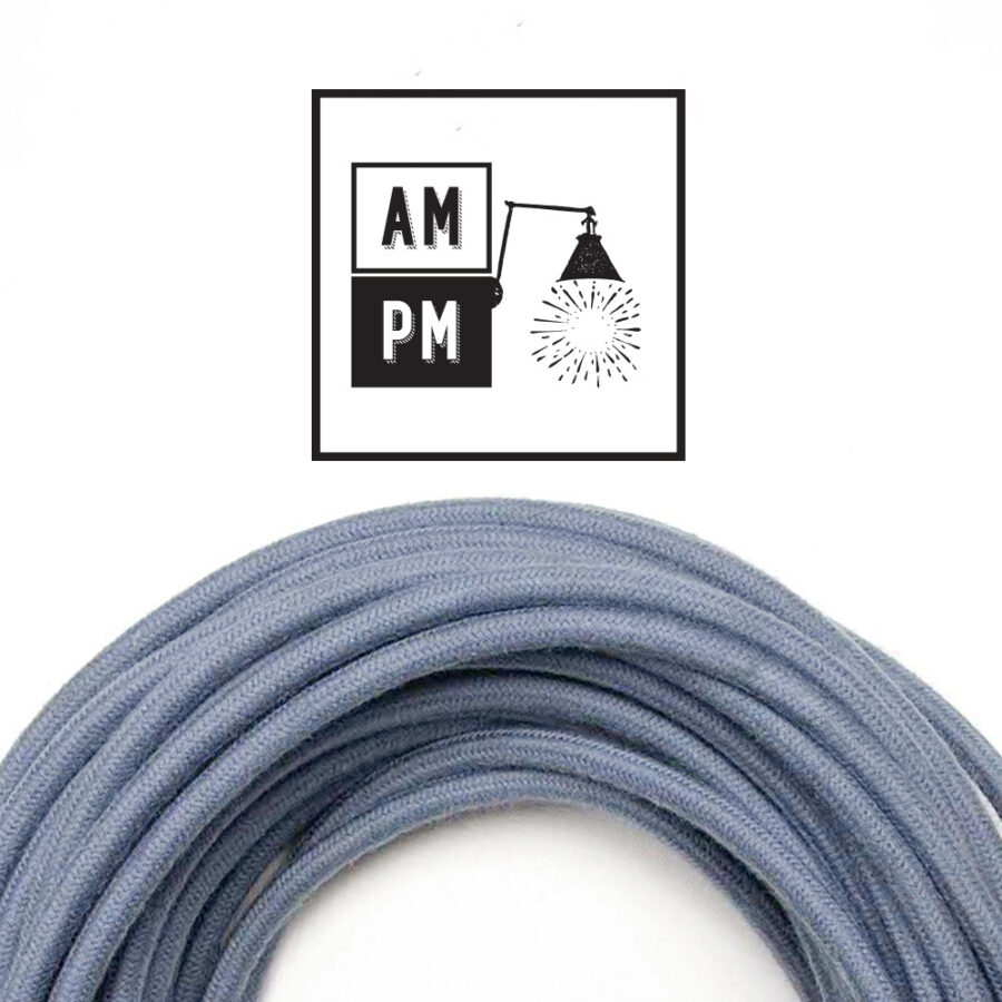 coton-cloth-covered-electrical-wire-PMS5405-denim