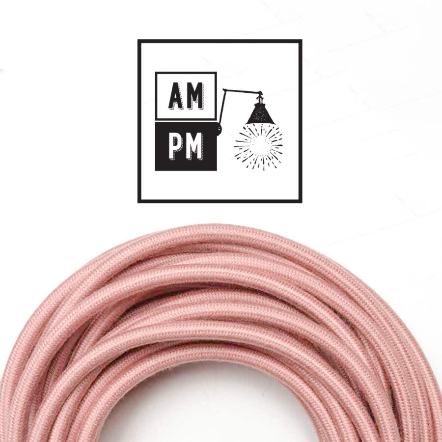coton-cloth-covered-electrical-wire-PMS694-candyfloss