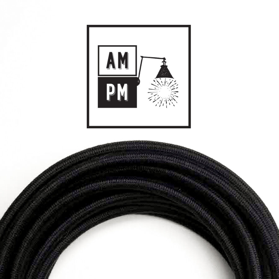 coton-cloth-covered-electrical-wire-PMSBlack-black