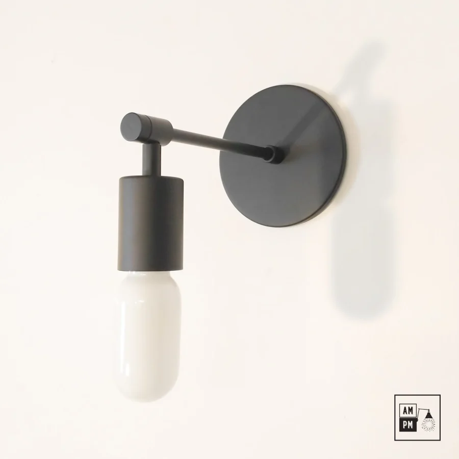 Mid-century-wall-sconce-canvas-A3K045-Matte-Black-2