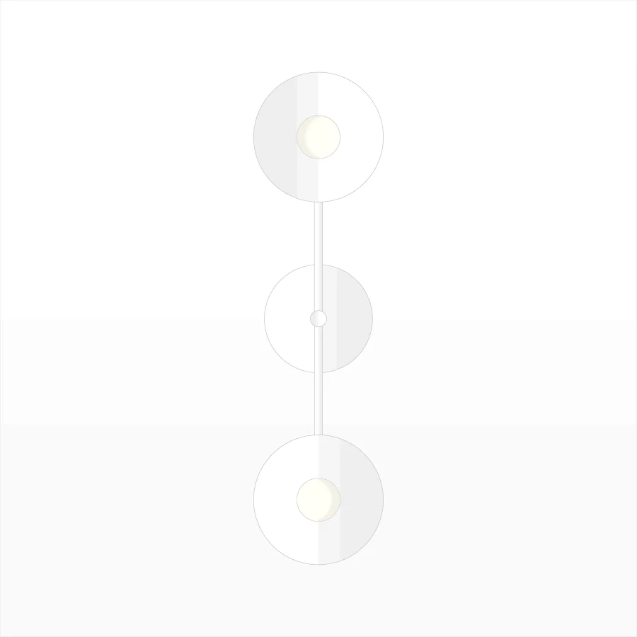 Mid-century-ceiling-luminaire-wall-sconce-Malilla-A5C032-White