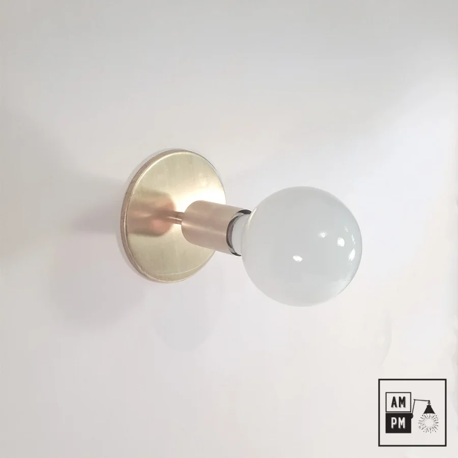 Mid-century-collection-wall-ceiling-sconce-Banks-A3K022-Raw-Brass-1