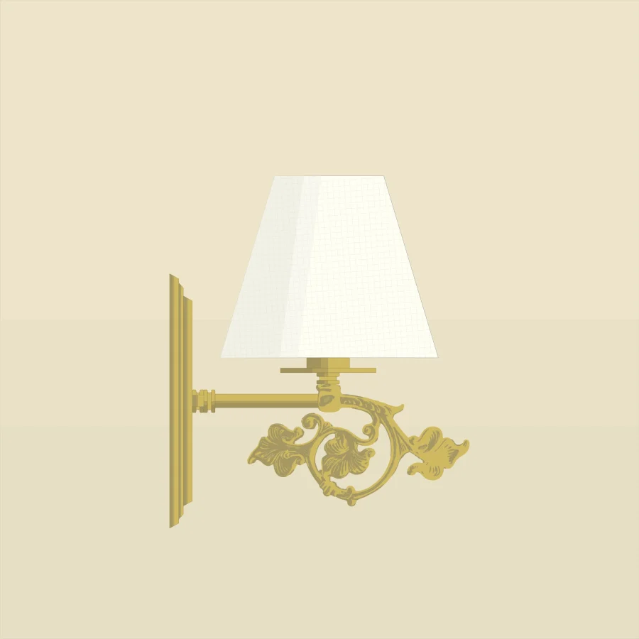 Mid-century-victorian-wall-sconce-Dorothy-Gothic-A8M031-Brass