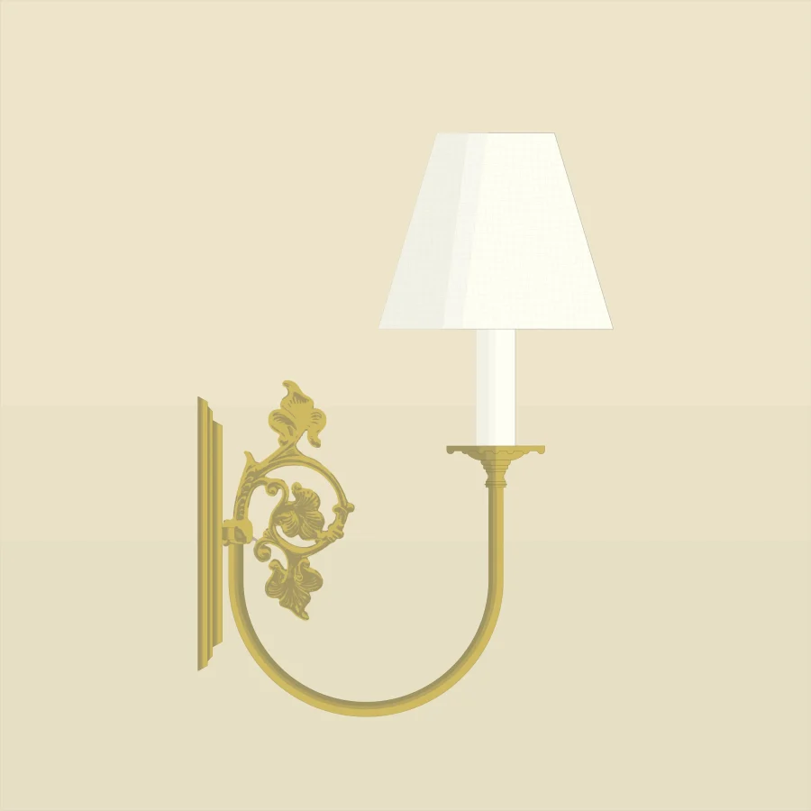 Mid-century-victorian-wall-sconce-LilyMary-Gothic-A8M029-Brass