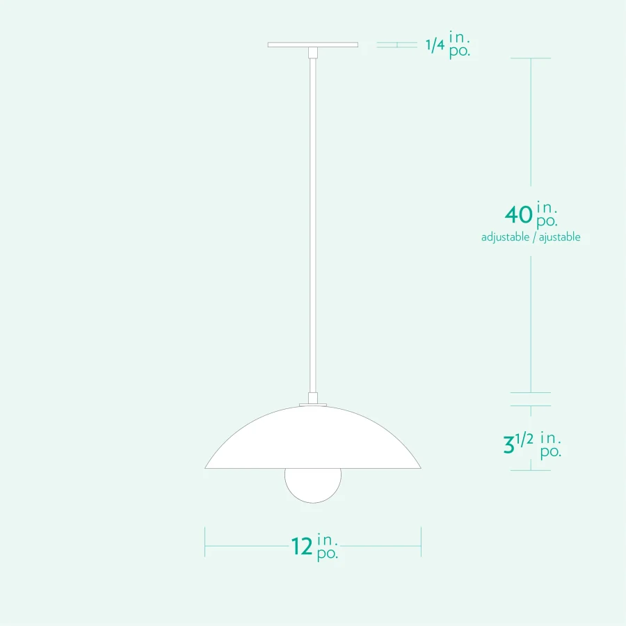 Suspension-collection-Mid-century-Demidome-12-A7S077-Specs