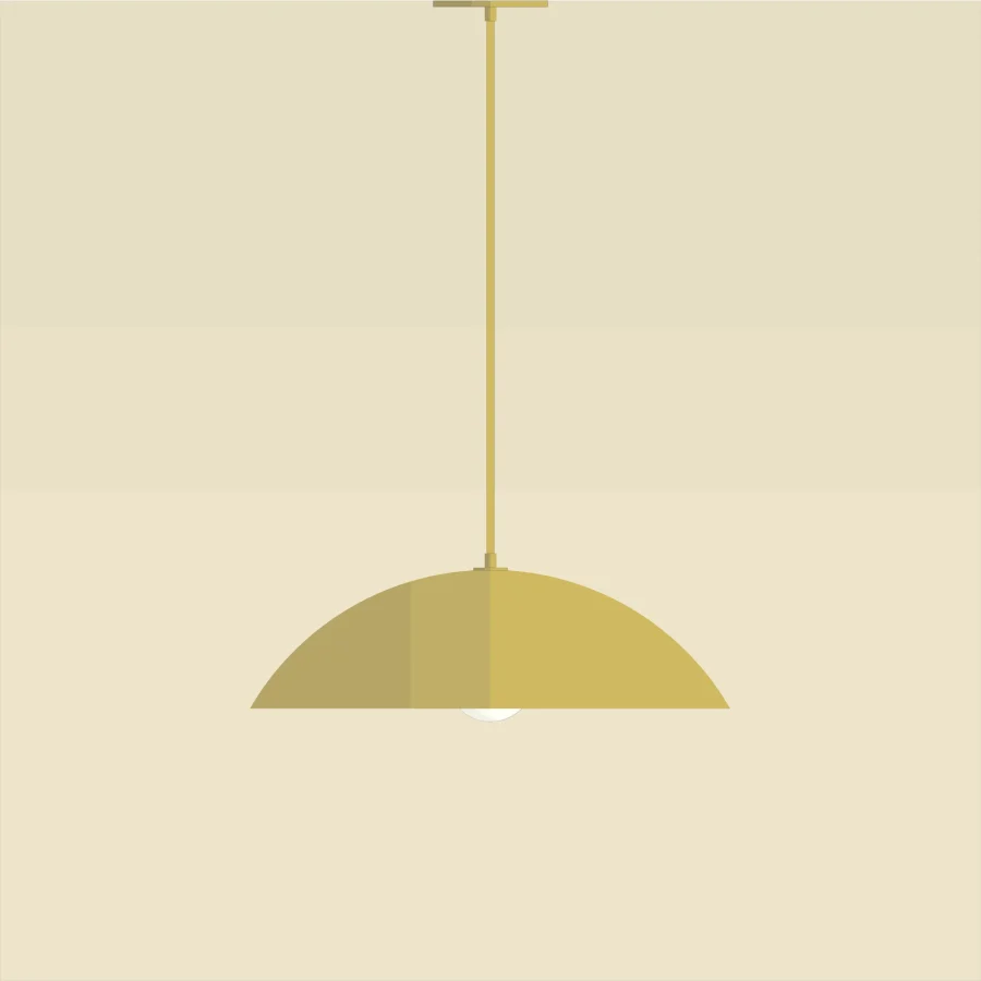 Mid-century-collection-pendant-Demidome-17-A7S080-Brass
