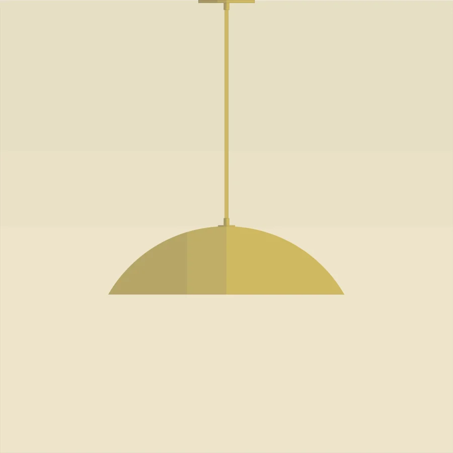 Mid-century-collection-pendant-Demidome-21-A7S081-Brass