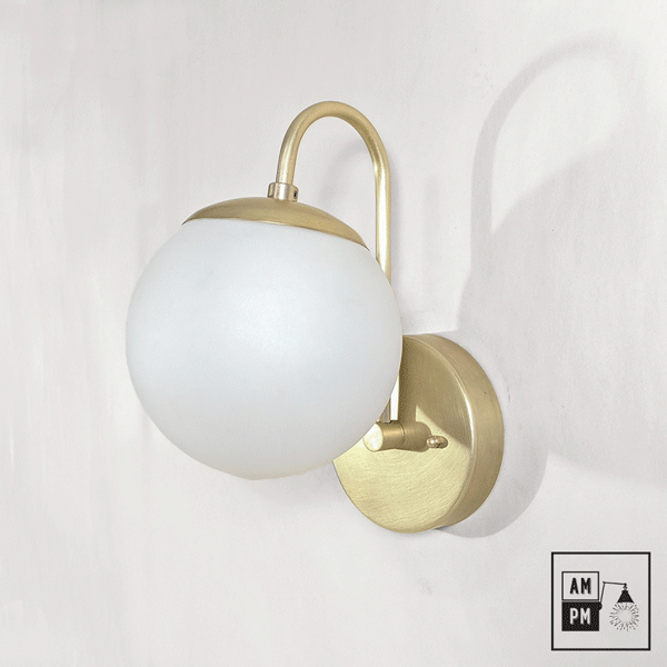 Mid-century-lamp-wall-sconce-Pedoncule-A3K057-Brass